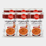 6 Cans Laura Lynn Vegetable Soup Condensed, 10.5 oz