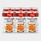 6 Cans Laura Lynn Vegetable Beef Soup Condensed, 10.75 oz