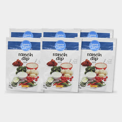 6 Packets Laura Lynn Ranch Dip Mix, 1 oz