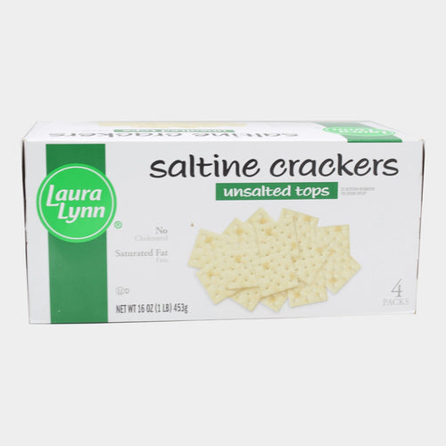 Laura Lynn Unsalted Saltines, 16 oz