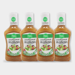 4 Bottles Laura Lynn Traditional Italian Dressing, 16 oz