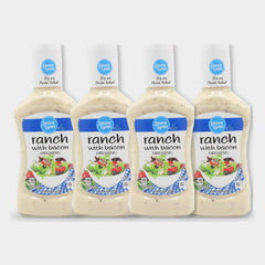 4 Bottles Laura Lynn Ranch with Bacon Dressing, 16 oz