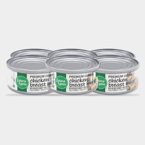 6 Cans Laura Lynn Chunk Chicken Breast, 5 oz