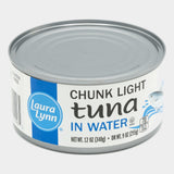 6 Cans Laura Lynn Chunk Light Tuna, 12 oz