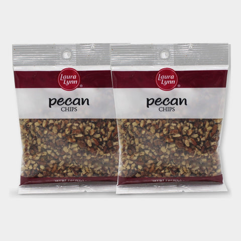 2 Bags Laura Lynn Pecan Chips, 2 oz