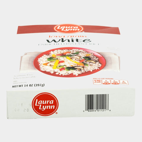 4 Boxes Laura Lynn Instant Rice, 14 oz