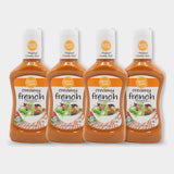 4 Bottles Laura Lynn Salad Dressing Creamy French, 16 oz