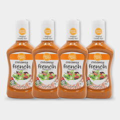 4 Bottles Laura Lynn Salad Dressing Creamy French, 16 oz