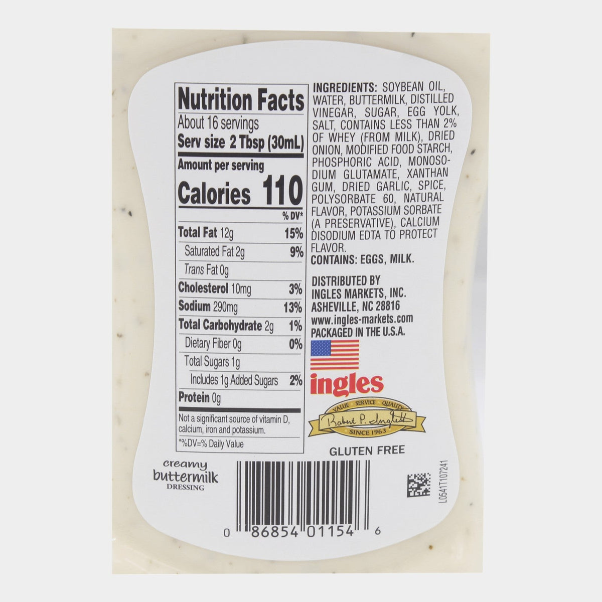 4 Bottles Laura Lynn Creamy Buttermilk Dressing, 16 oz