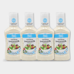 4 Bottles Laura Lynn Creamy Buttermilk Dressing, 16 oz
