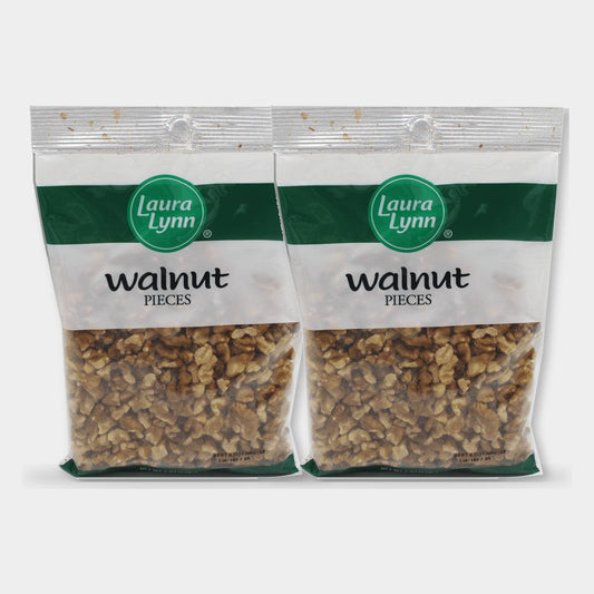 2 Bags Laura Lynn Baking Walnuts Pieces, 6 oz