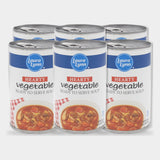 6 Cans Laura Lynn Hearty Vegetable Soup, 18.8 oz