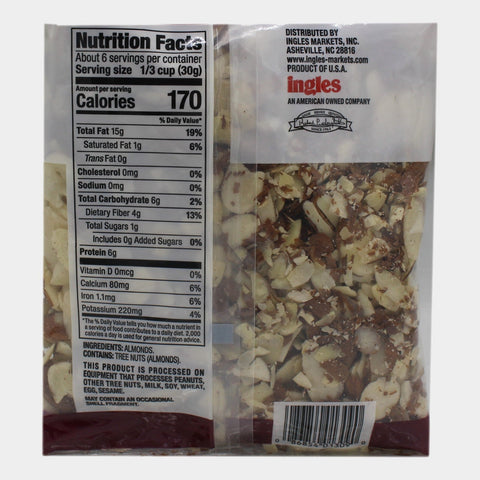 2 Bags Laura Lynn Baking Almonds Natural Sliced, 6 oz