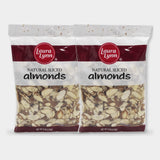 2 Bags Laura Lynn Baking Almonds Natural Sliced, 6 oz