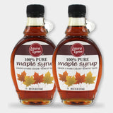 2 Bottles Laura Lynn 100% Pure Maple Syrup, 8 oz