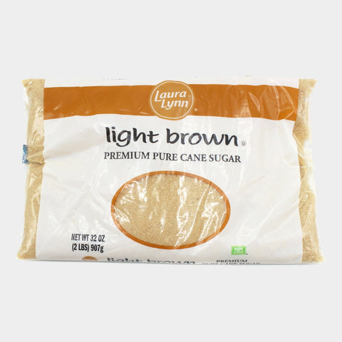 2 Bags Laura Lynn Light Brown Sugar, 32 oz
