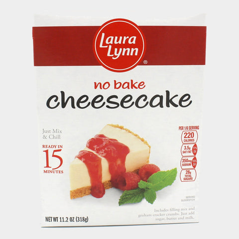 2 Boxes Laura Lynn No Bake Cheesecake Mix, 11.2 oz