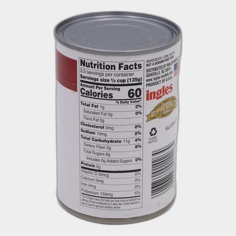 6 Cans Laura Lynn No Salt Whole Kernel Corn, 15.25 oz