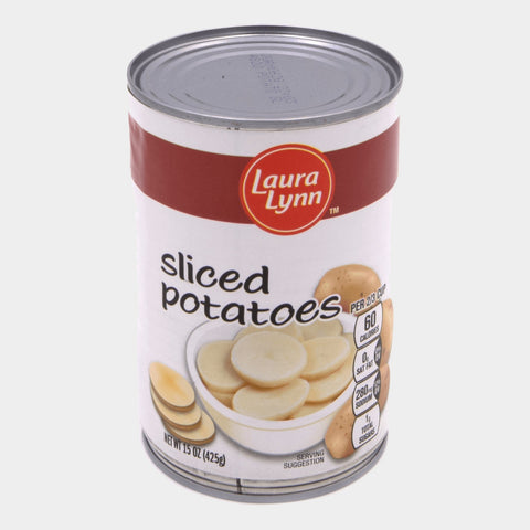 6 Cans Laura Lynn Sliced Potatoes, 15 oz