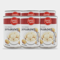 6 Cans Laura Lynn Whole Potatoes, 15 oz