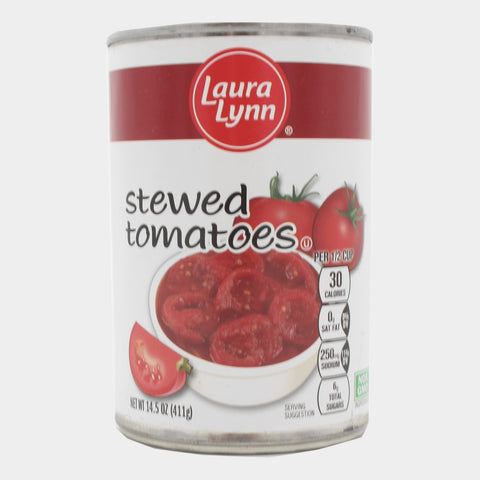 6 Cans Laura Lynn Stewed Tomatoes, 14.5 oz