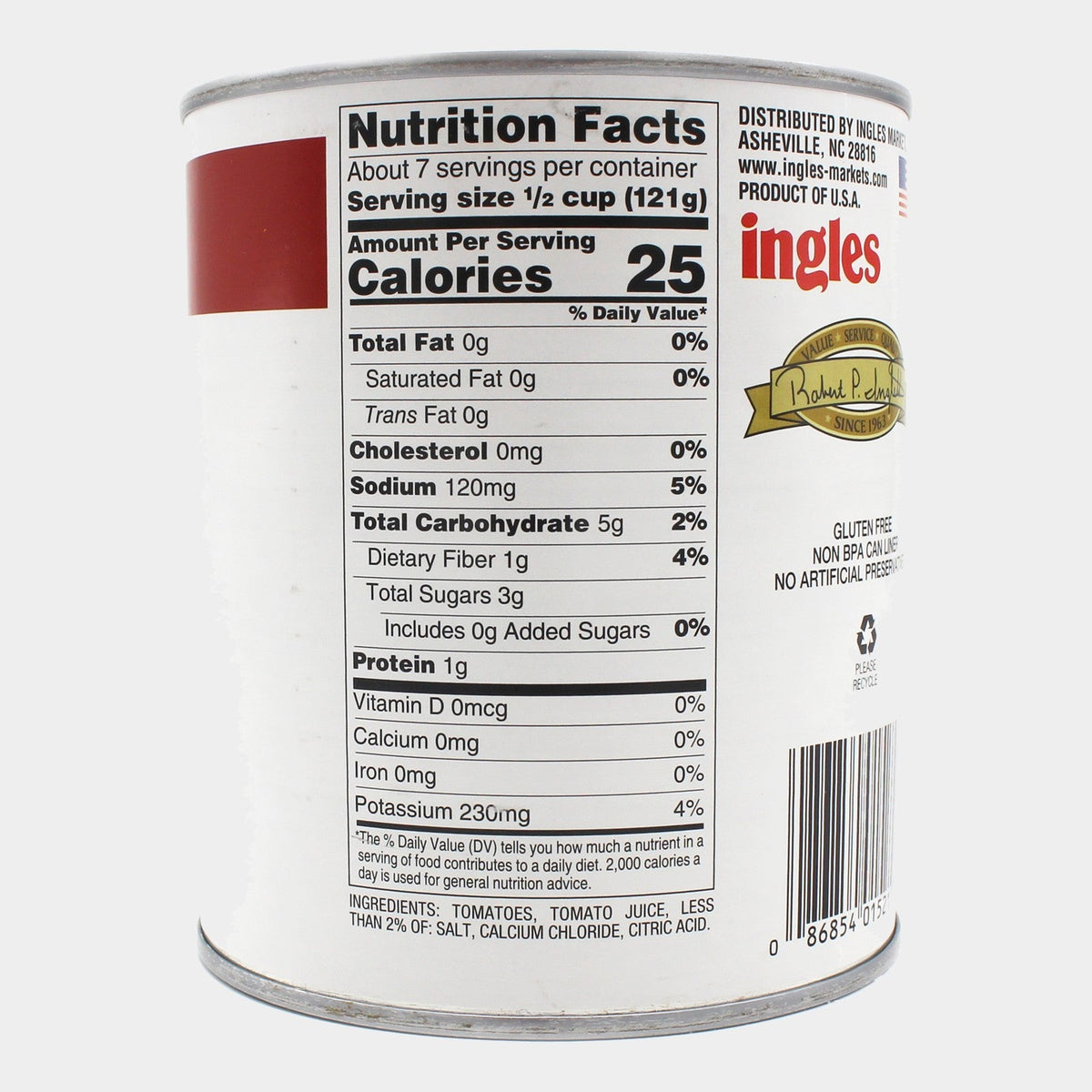4 Cans Laura Lynn Whole Peeled Tomato, 28 oz