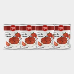4 Cans Laura Lynn Whole Peeled Tomato, 28 oz