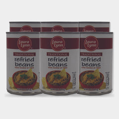 6 Cans Laura Lynn Refried Beans, 16 oz