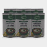6 Cans Laura Lynn Fat Free Refried Beans, 16 oz