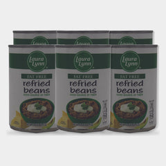 6 Cans Laura Lynn Fat Free Refried Beans, 16 oz