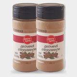 2 Jars Laura Lynn Ground Cinnamon, 2.37 oz