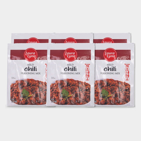 6 Packets Laura Lynn Chili Season Mix, 1.25 oz
