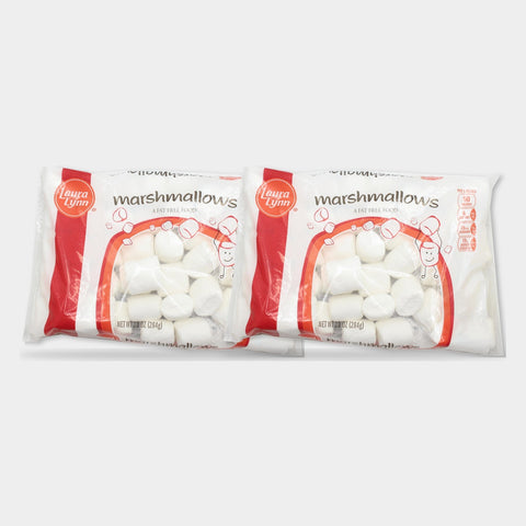 2 Bags Laura Lynn Regular Marshmallows, 10 oz
