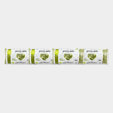 4 Bags Laura Lynn Dry Green Split Peas, 1 lb