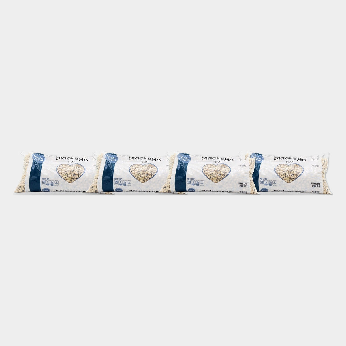 4 Bags Laura Lynn Black Eyed Peas, 2 lb