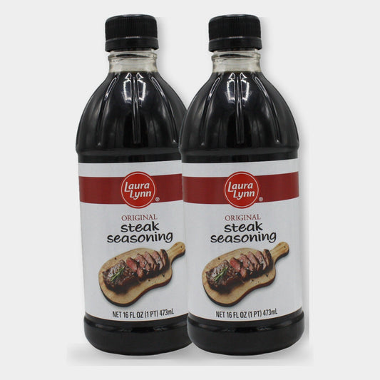 2 Jars Laura Lynn Steak Seasoning, 16 oz