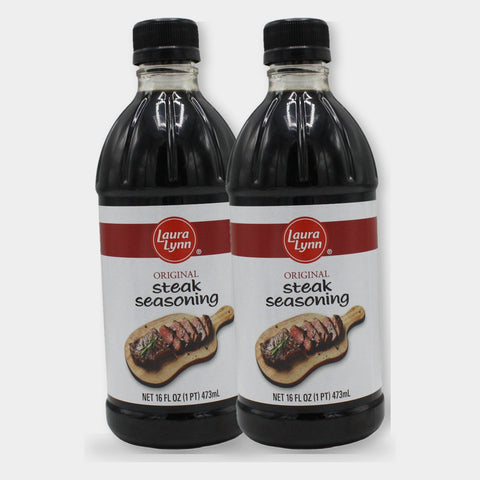2 Jars Laura Lynn Steak Seasoning, 16 oz