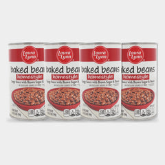4 Cans Laura Lynn Baked Beans Homestyle, 28 oz