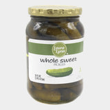 3 Jars Laura Lynn Whole Sweet Pickles, 16 oz