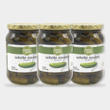 3 Jars Laura Lynn Whole Sweet Pickles, 16 oz