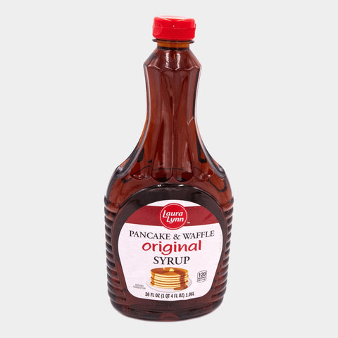 2 Bottles Laura Lynn Pancake & Waffle Syrup, 36 oz