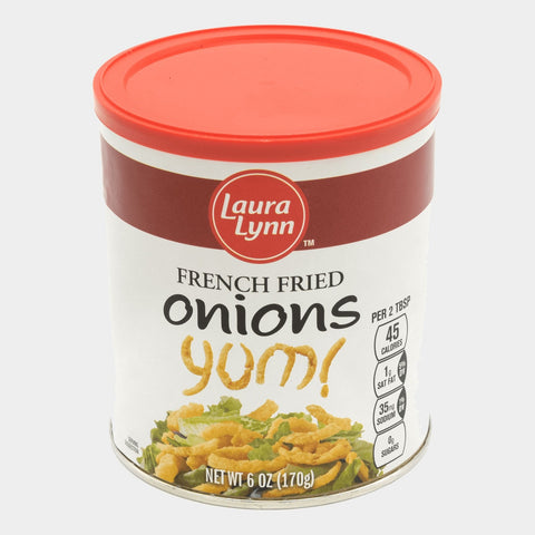 2 Containers Laura Lynn French Fried Onions, 6 oz