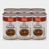 6 Cans Laura Lynn Beef Broth, 14.5 oz