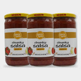 3 Jars Laura Lynn Chunky Salsa Medium, 24 oz