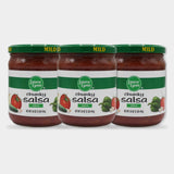 3 Jars Laura Lynn Square Jar Mild Salsa, 16 oz