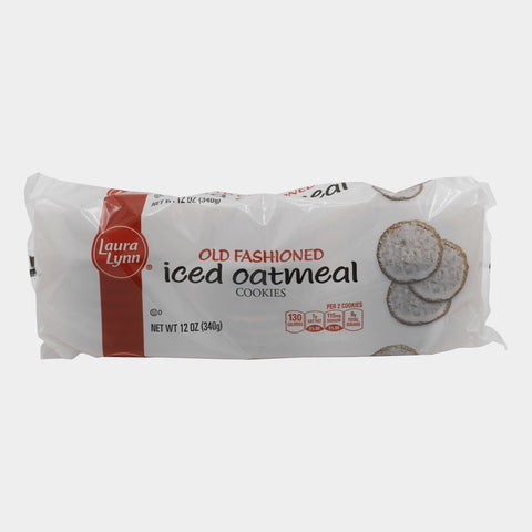 Laura Lynn Iced Oatmeal Cookie, 12 oz