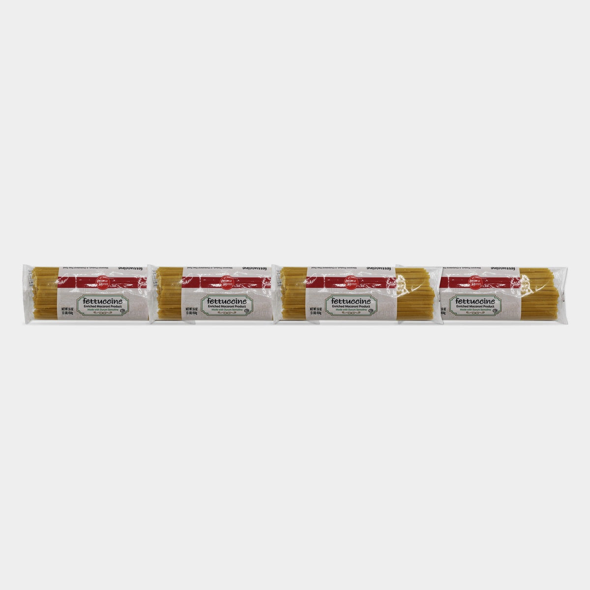 4 Bags Laura Lynn Fettuccine Pasta, 16 oz