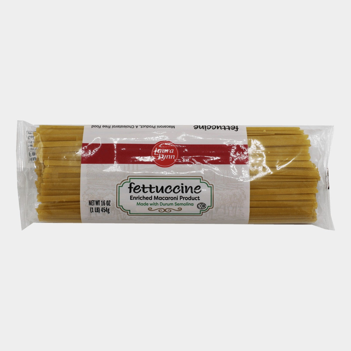 4 Bags Laura Lynn Fettuccine Pasta, 16 oz