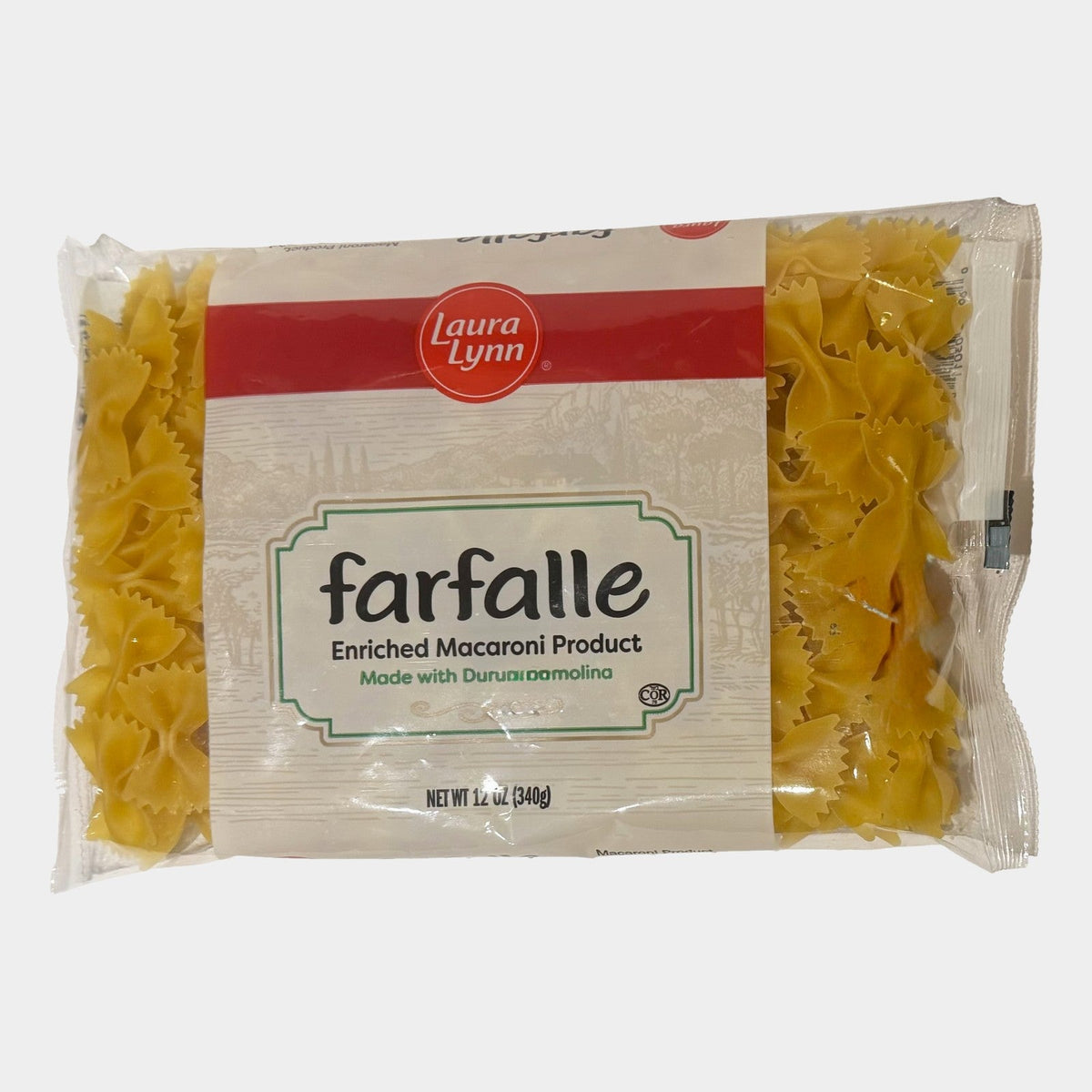 4 Bags Laura Lynn Bowties Pasta, 12 oz