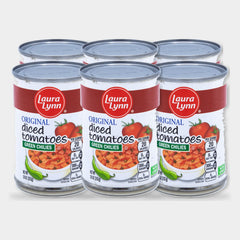 6 Cans Laura Lynn Original Diced Tomatoes & Chilies, 10 oz
